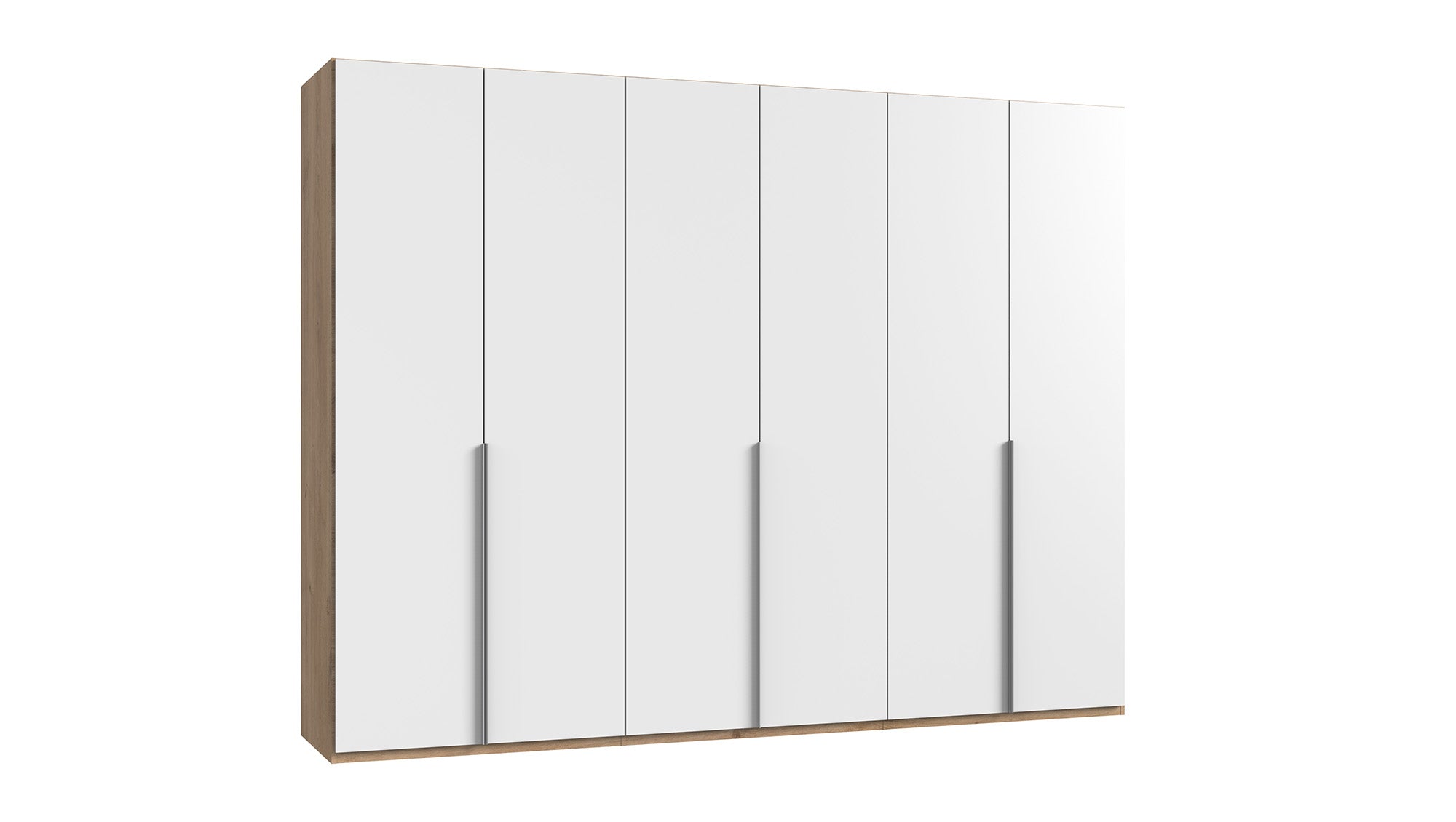 Wimex - Kleerkast New York A - P27405 - Wit/Planken Eik - 270x236x58cm