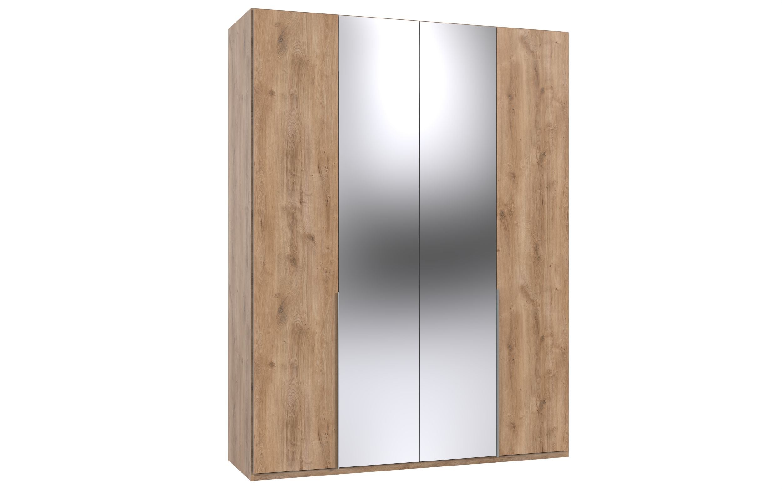 Wimex - Armoire New York A - P28408 - Planches de chêne - 180x236x58cm