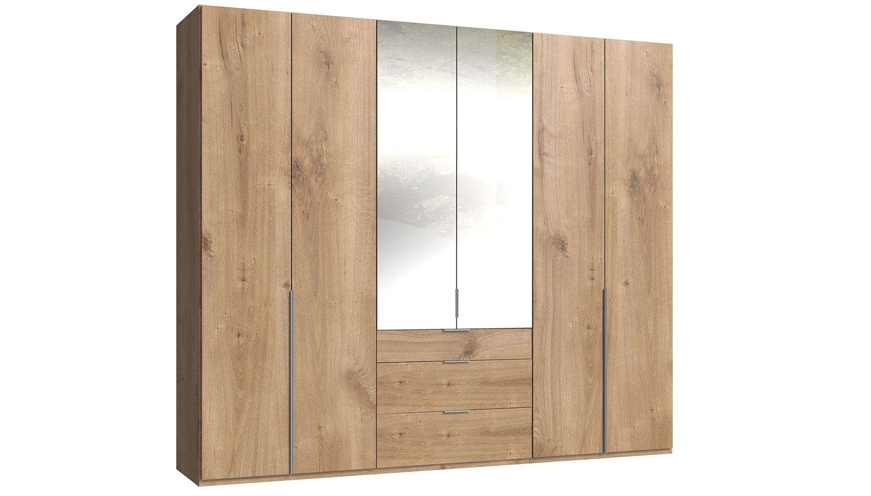 Wimex - Armoire New York A - P28508 - Planches de chêne - 270x208x58cm