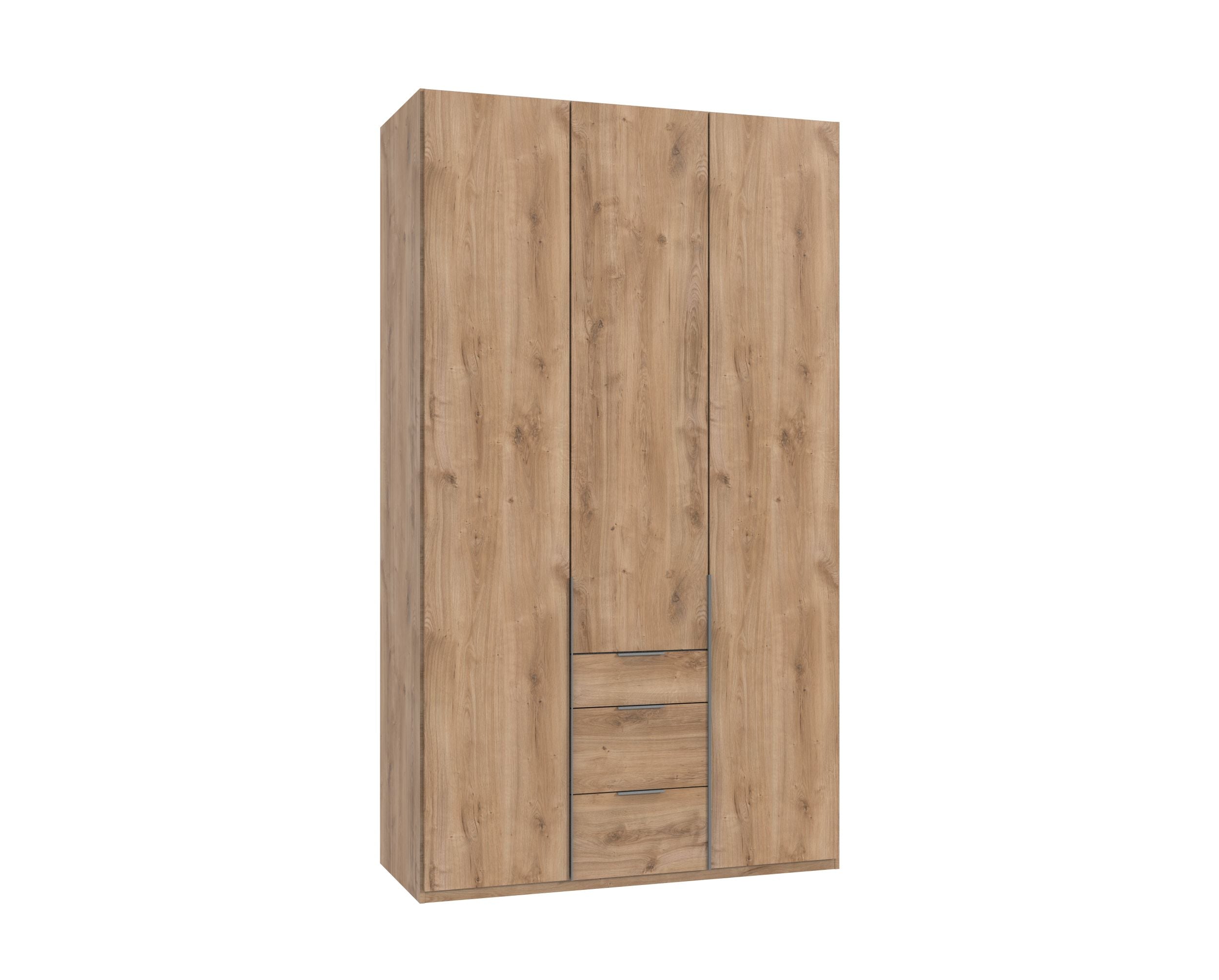 Wimex - Armoire New York A - P28417 - Planches de chêne - 135x236x58cm