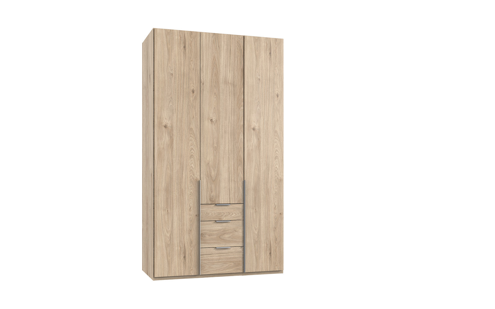 Wimex - Armoire New York A - P29417 - Chêne hickory - 135x236x58cm