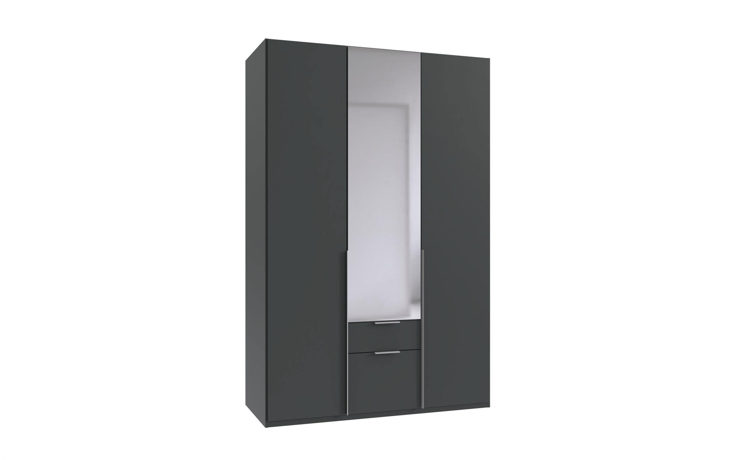 Wimex - Kleerkast New York A - P32412 - Grafiet - 135x236x58cm