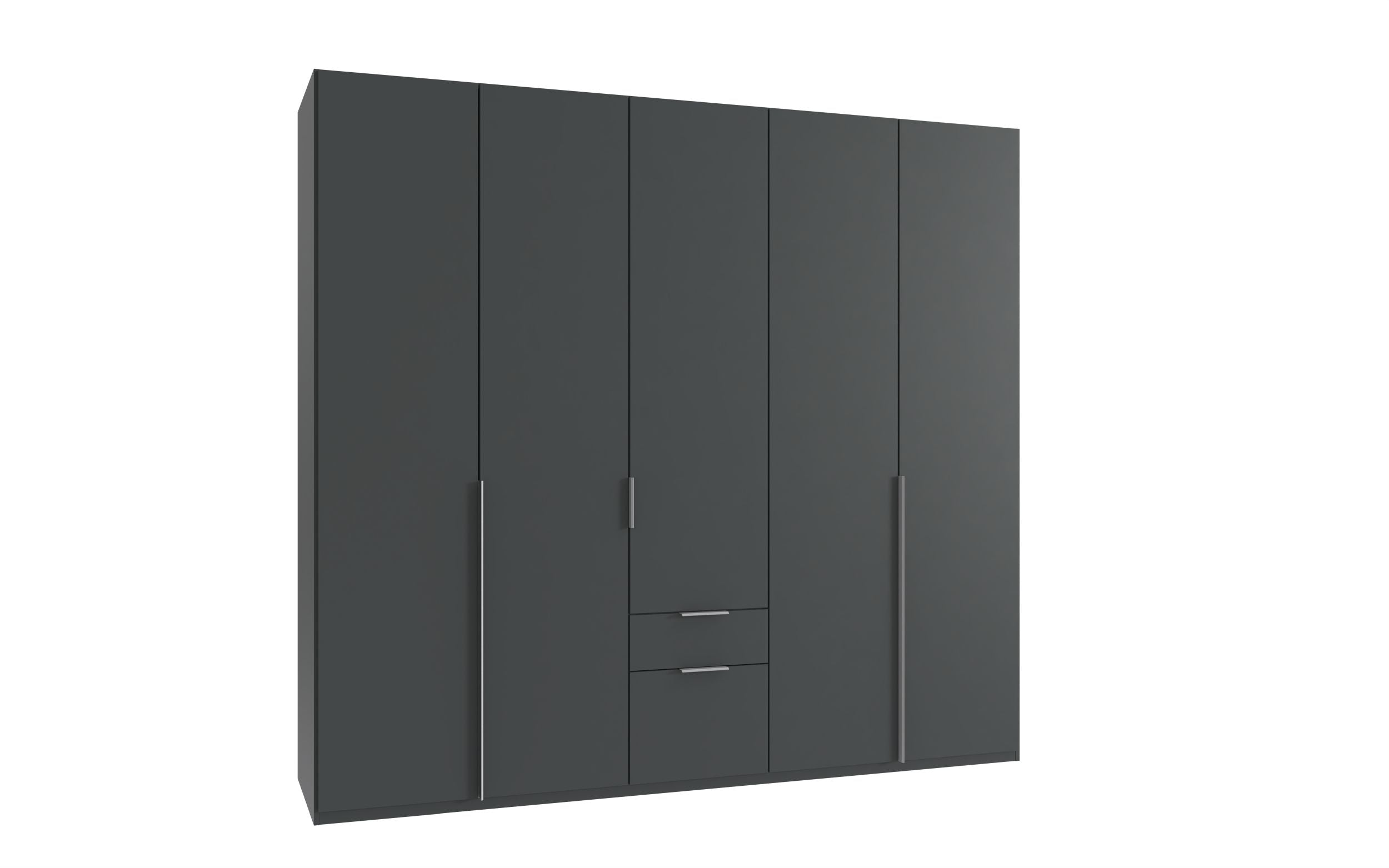 Wimex - Kleerkast New York A - P32510 - Grafiet - 225x208x58cm