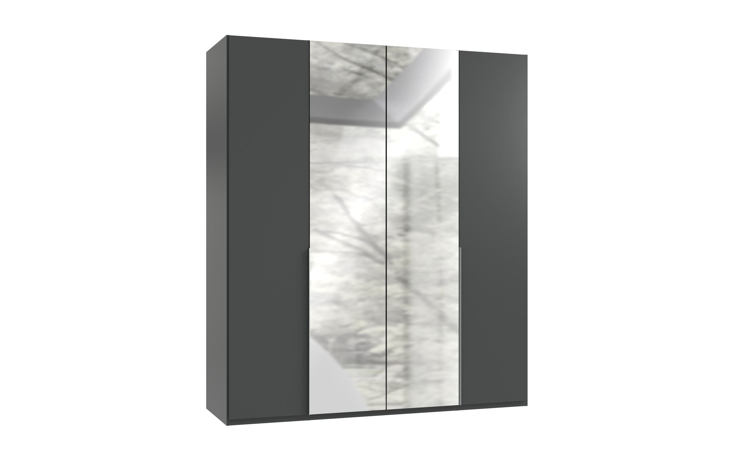 Wimex - Kleerkast New York A - P32408 - Grafiet - 180x236x58cm