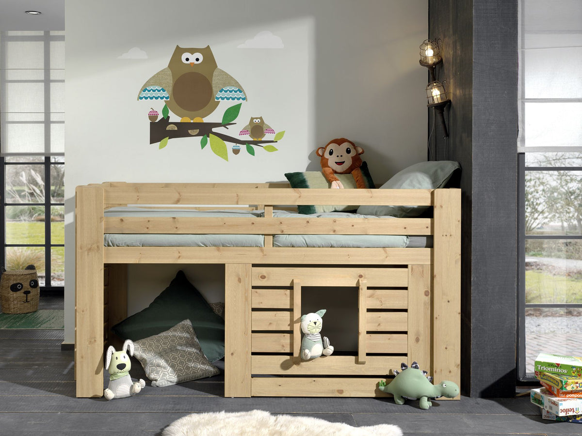 Vipack - Halfhoogslaper OLIVER - Eiken - 90x200 cm