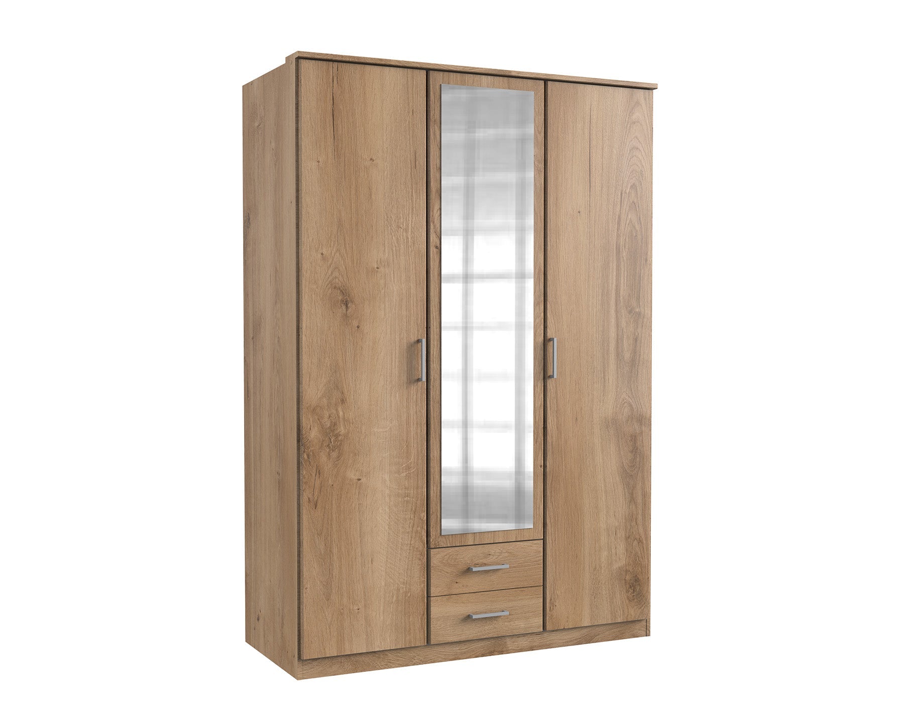 Wimex - Armoire Osaka - 115484 - Planches de chêne - 135x199x58cm