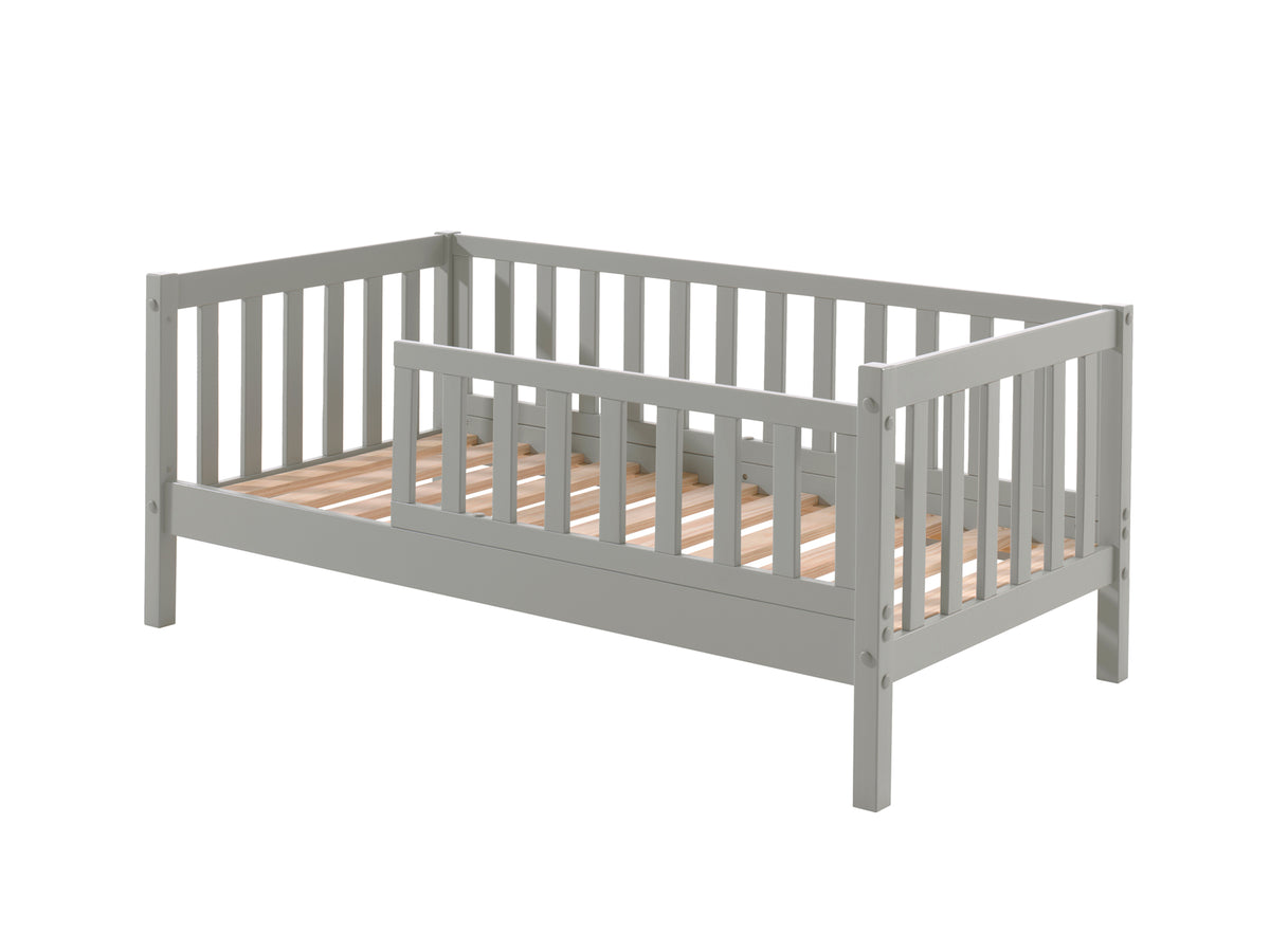 Vipack - Peuterbed TOD 70 - Verticale spijlen - Grijs - 70x140 cm