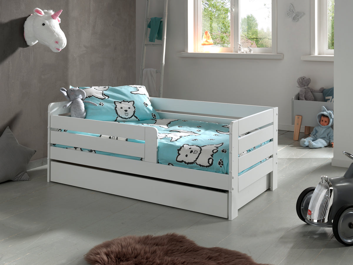 Vipack - Peuterbed TOD 71 - Met bedlade - Wit - 70x140 cm