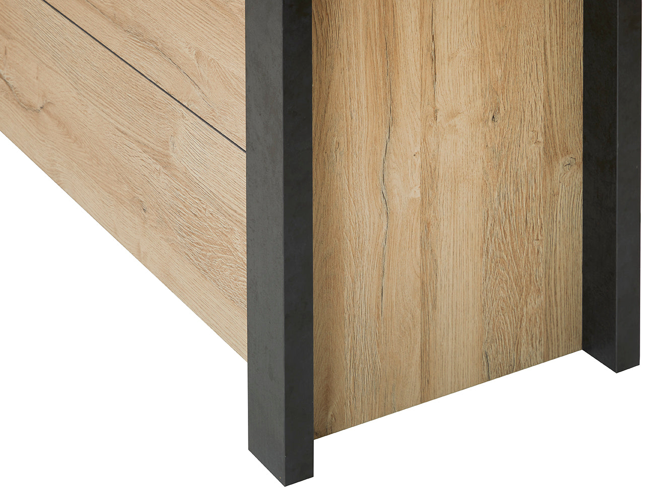 GBO - Commode Phaedra - Chêne français/ Nox - 120x48x83cm