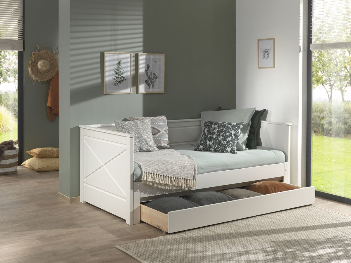 Vipack - Bedlade PINO - Voor kajuitbed - Wit