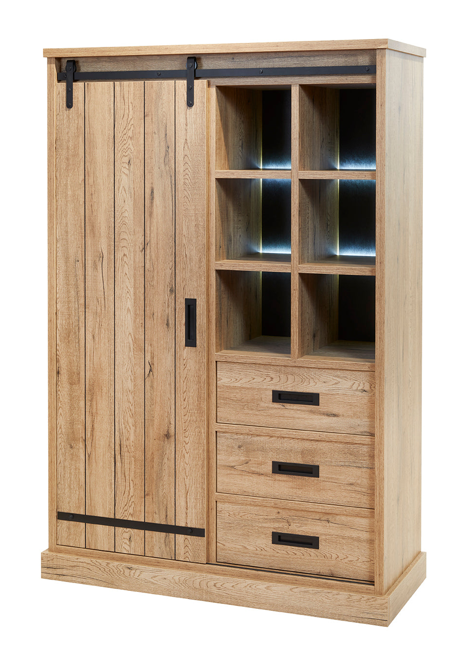 GBO - Vitrine Piero - Scarlet oak - GBO - 121x182x50 cm