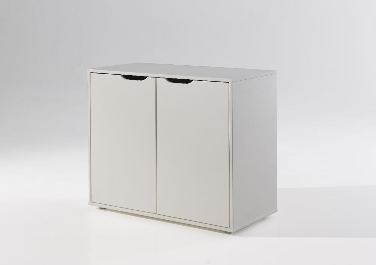 Vipack - Commode PINO - 2D - Wit - 86x43x72 cm