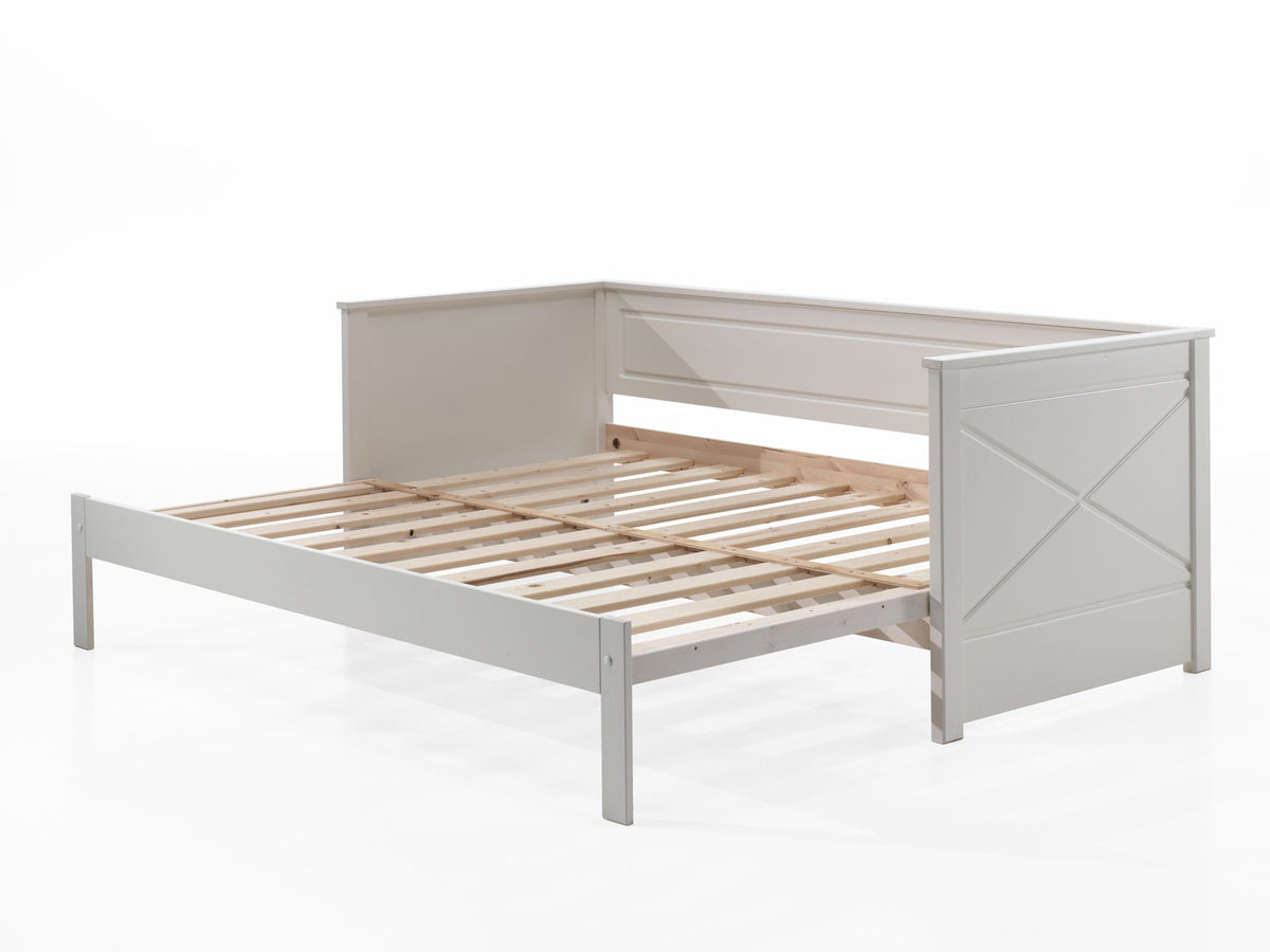 Vipack - Lit cabine PINO - Blanc - 90x200 cm