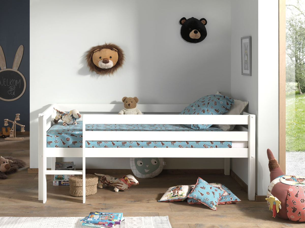Vipack - Halfhoogslaper PINO - Wit - 90x200 cm