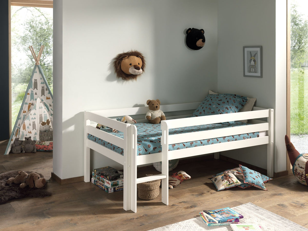 Vipack - Halfhoogslaper PINO - Wit - 90x200 cm