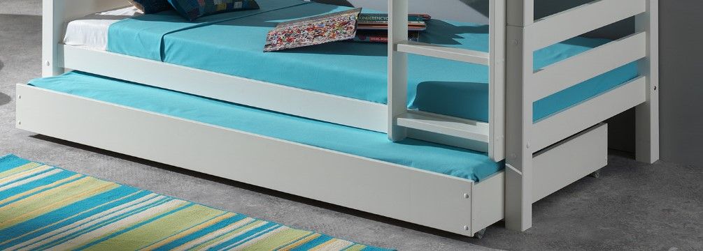 Vipack - Rolbed SCOTT - Wit - 90x195 cm