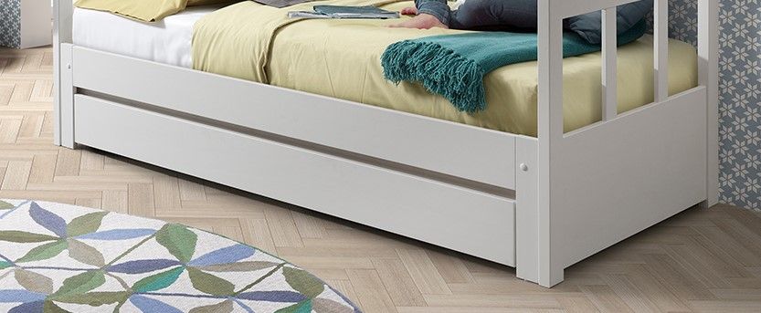 Vipack - Bedlade PINO - Voor kajuitbed - Wit