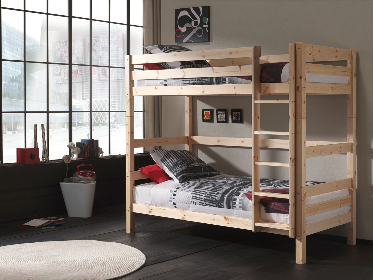 Vipack - Stapelbed PINO - H180 cm - Naturel - 90x200 cm