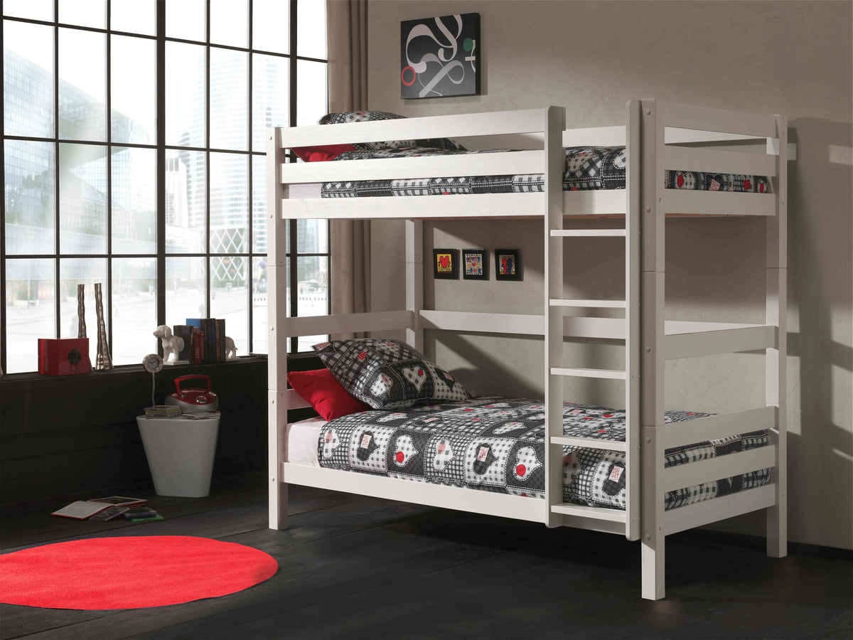 Vipack - Stapelbed PINO - H180 cm - Wit - 90x200 cm