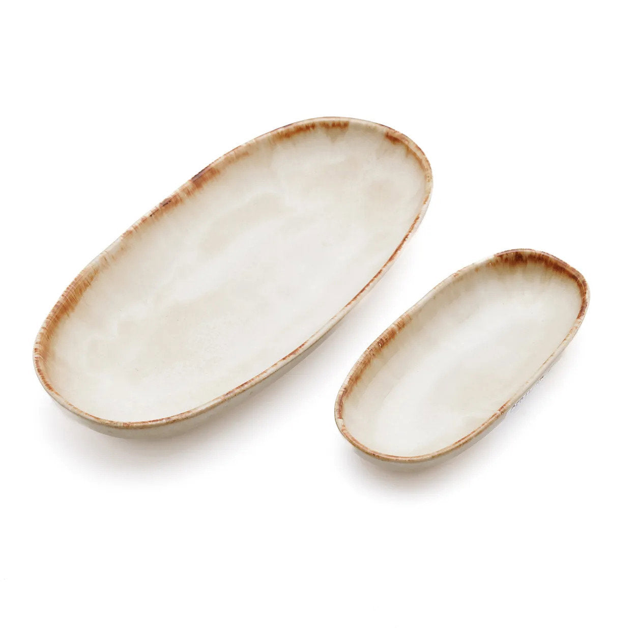 BB - Ovalen bord Cascais - S - set van 6