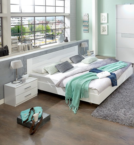 Wimex - Parure de lit Pamela - S06143 - Blanc - 140x81x200cm