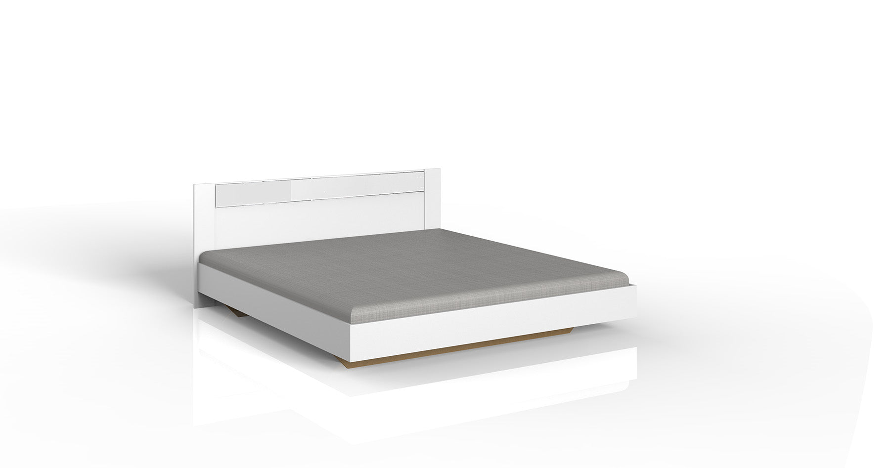 Wimex - Lit double Pamela - S06291 - Blanc - 140x81x200cm