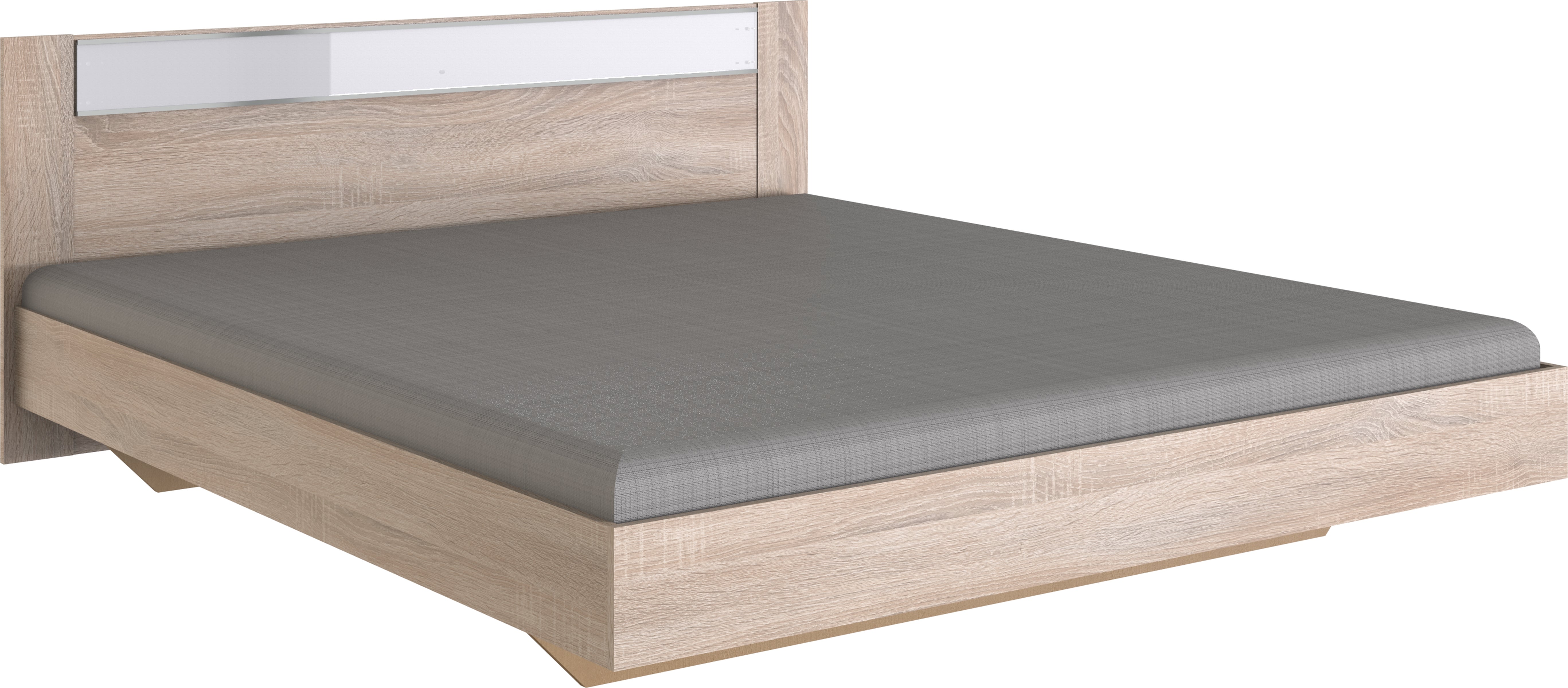 Wimex - Lit double Pamela - S07291 - Blanc - 140x81x200cm