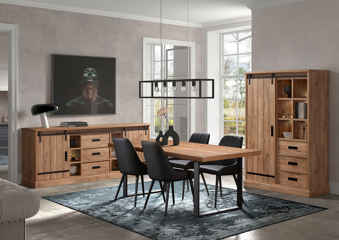 GBO - Tafel Piero - Scarlet oak - A - U of X-poot - 170x100x76 cm