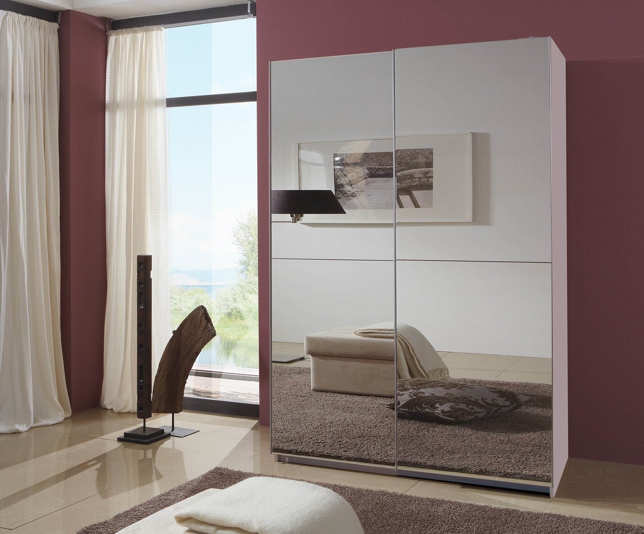 Wimex - Kleerkast Queen - 034773 - Wit - 135x198x65cm