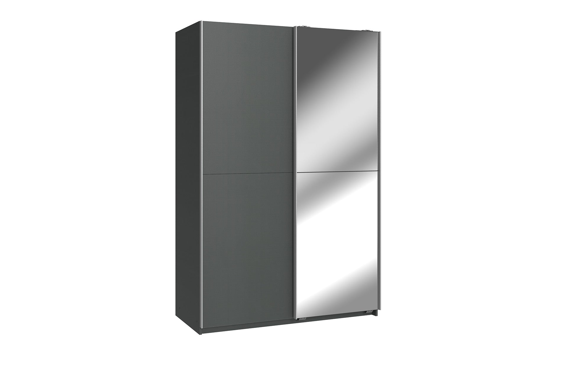 Wimex - Kleerkast Queen - 117770 - Grafiet - 135x198x65cm