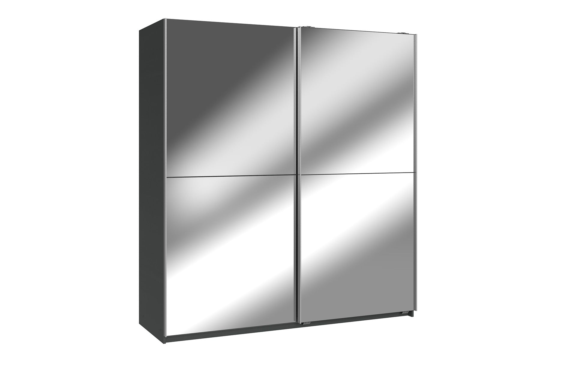 Wimex - Kleerkast Queen - 117772 - Grafiet - 179x198x65cm