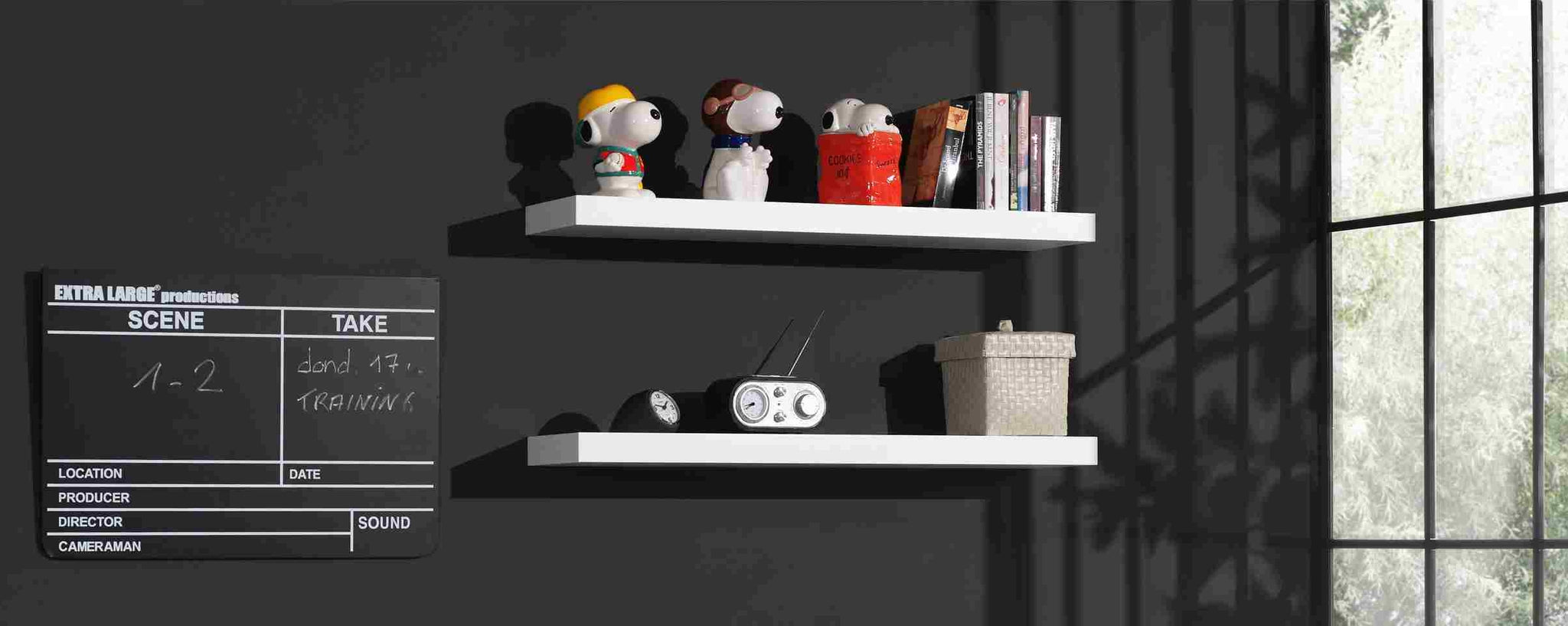 ROBIN OPHANGBORD WIT (2 STUKS)