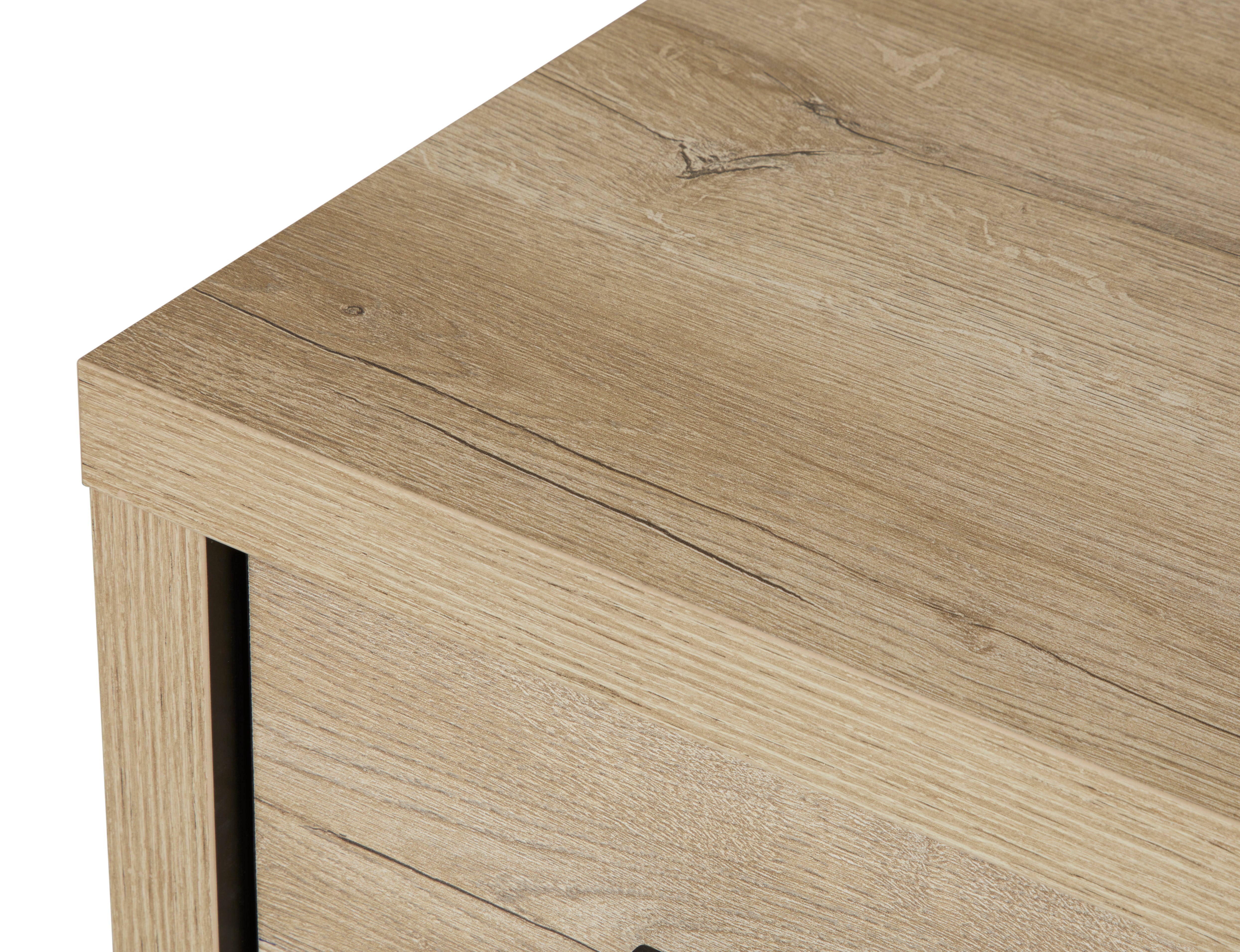 GBO - Dressoir Rico – 182 cm – Arizona oak + nero