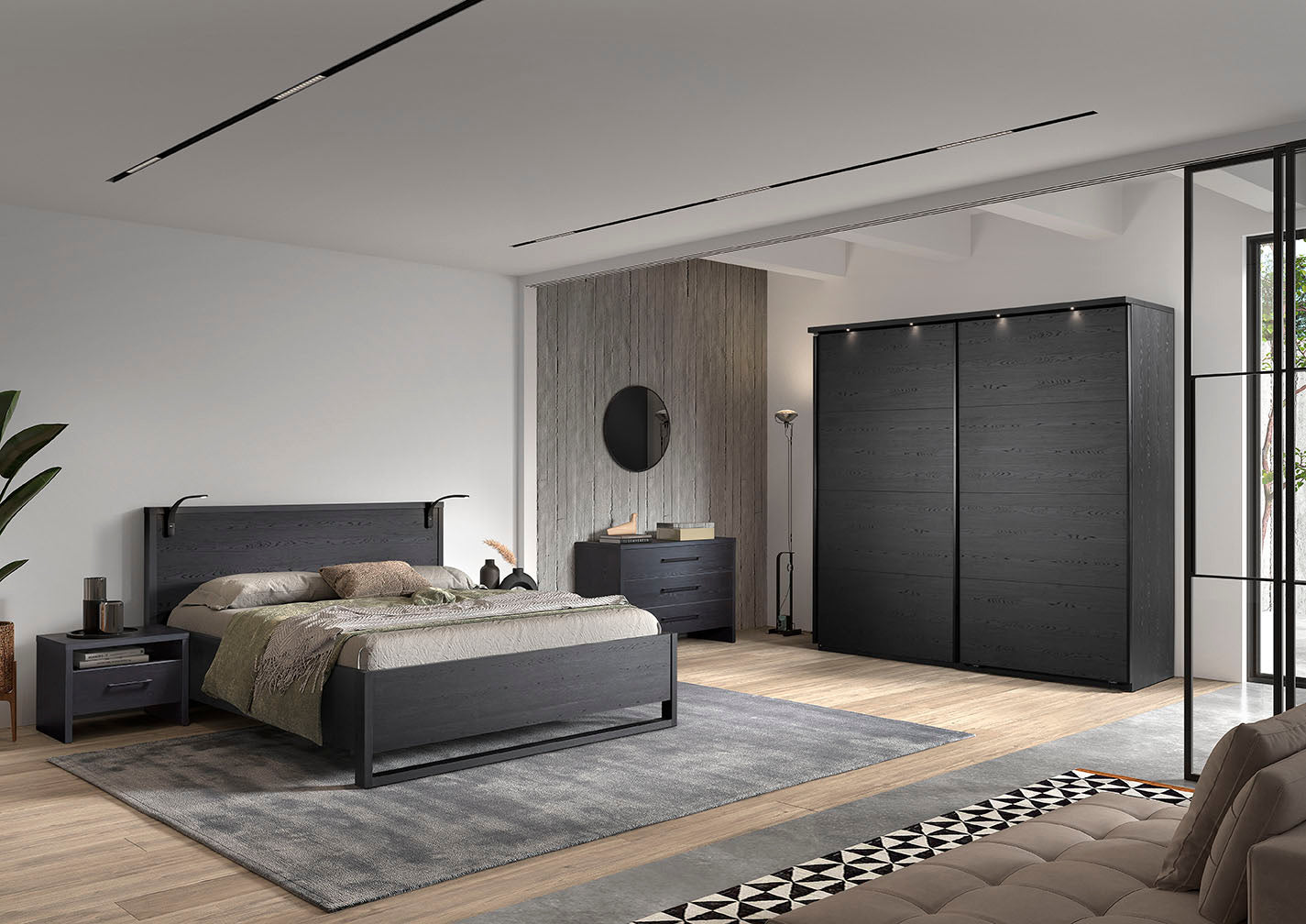 GBO - Slaapkamer set Rosie 2 – Kleerkast 245cm