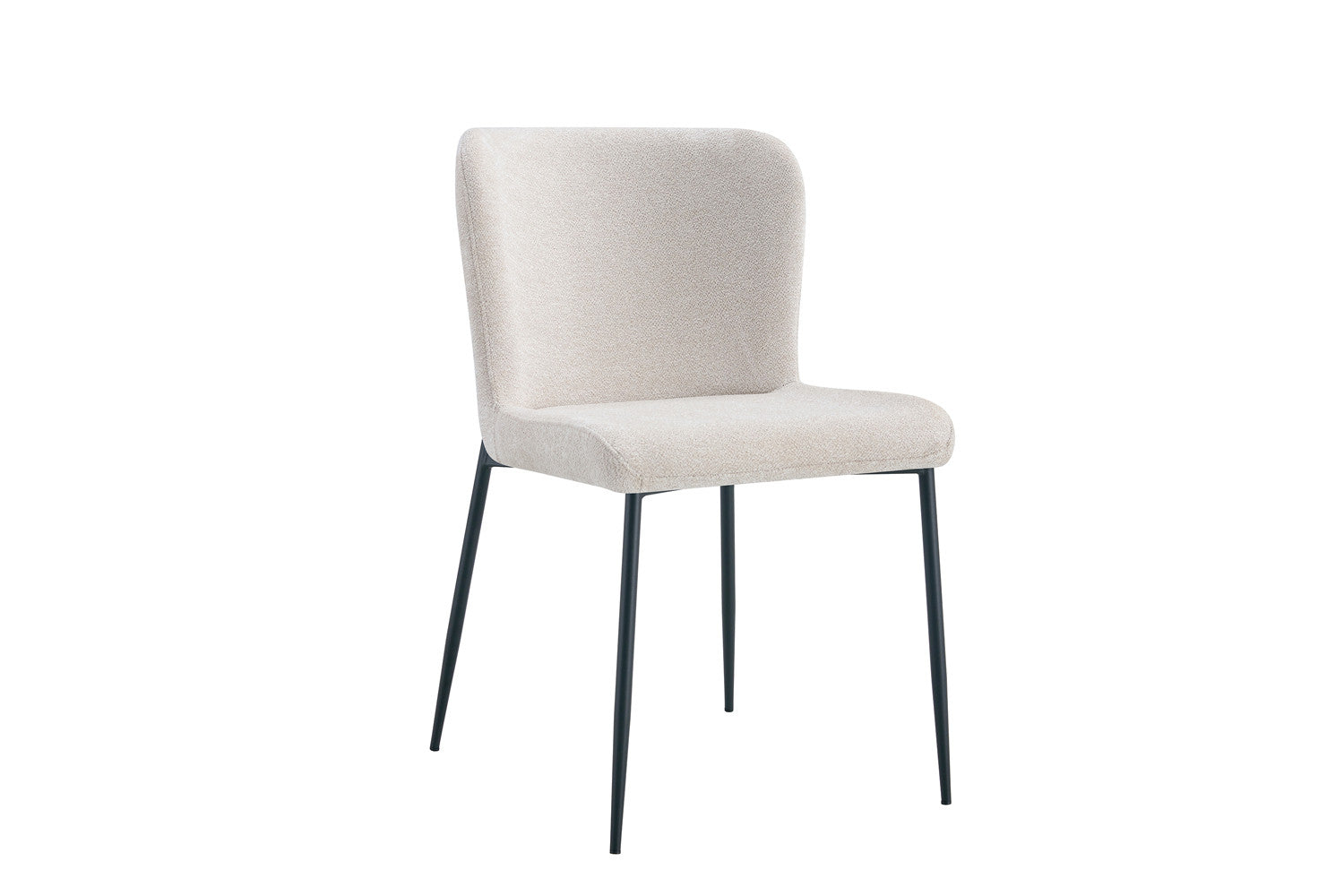 Rousseau - Chaise Lisa Tissu Beige - 85x50x62 cm