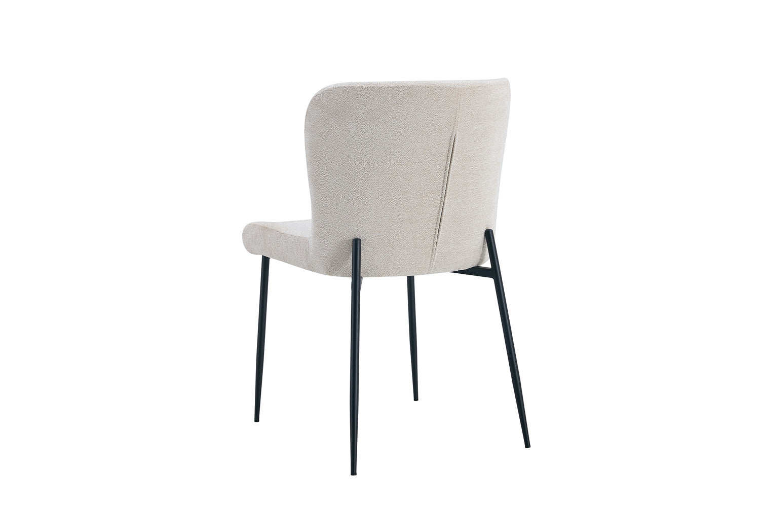 Rousseau - Chaise Lisa Tissu Beige - 85x50x62 cm