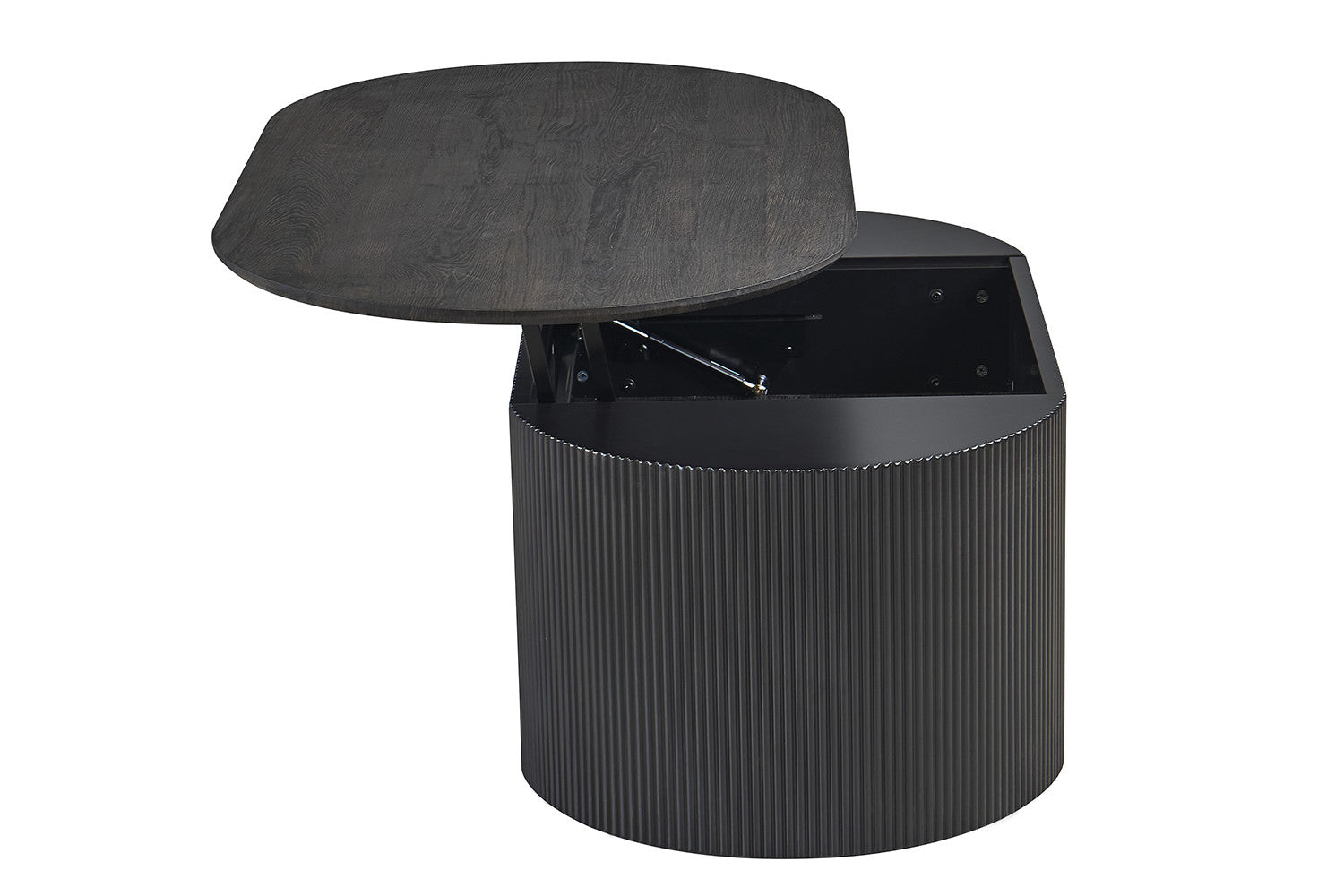 Rousseau - Salontafel Lagos - Lift-top Decor Donkerbruin - 45/62x120x70 cm