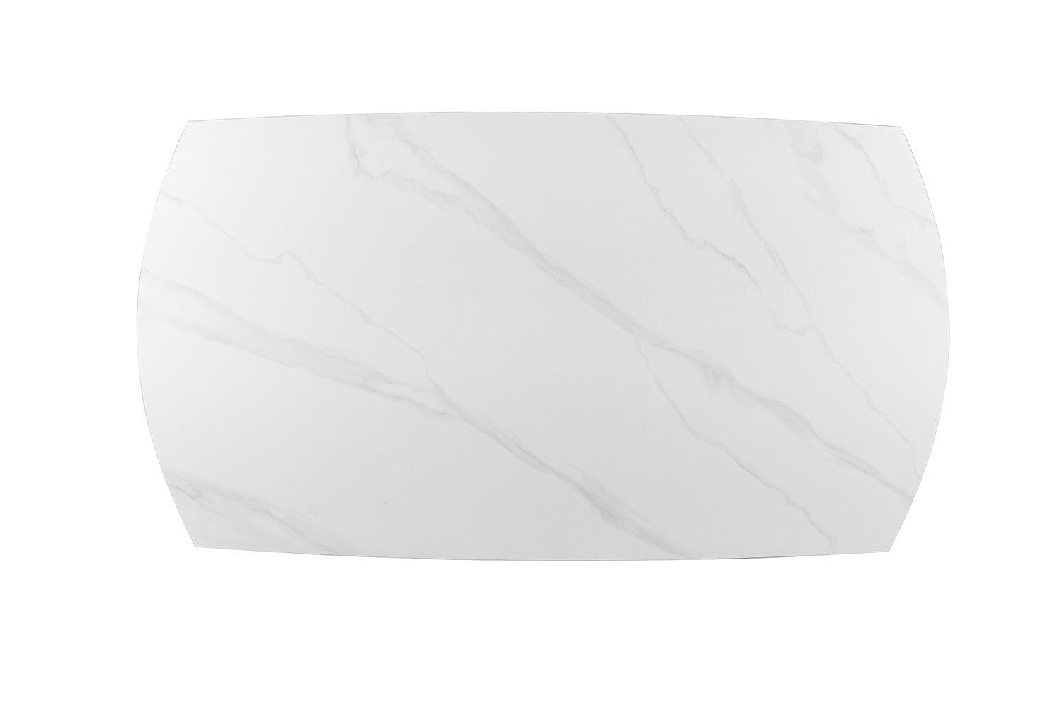 Rousseau - Uitschuifbare tafel Ares - Ovaal -  Steen Wit -  160-240 cm