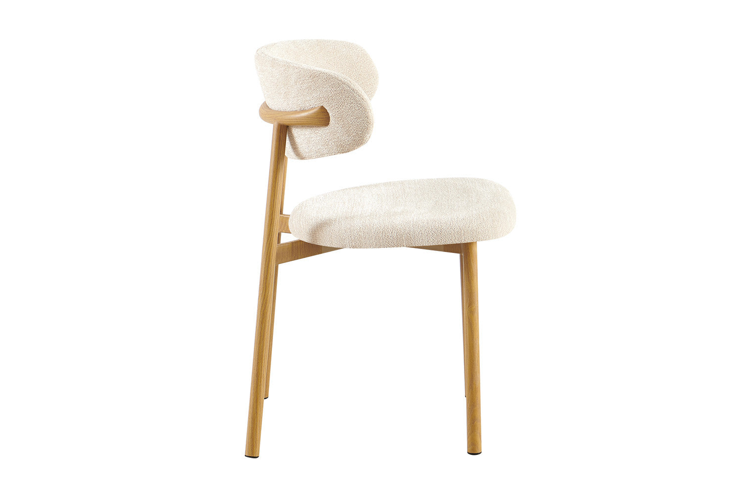 Rousseau - Eetkamerstoel Coco - Stof - Beige - 78x53x52 cm
