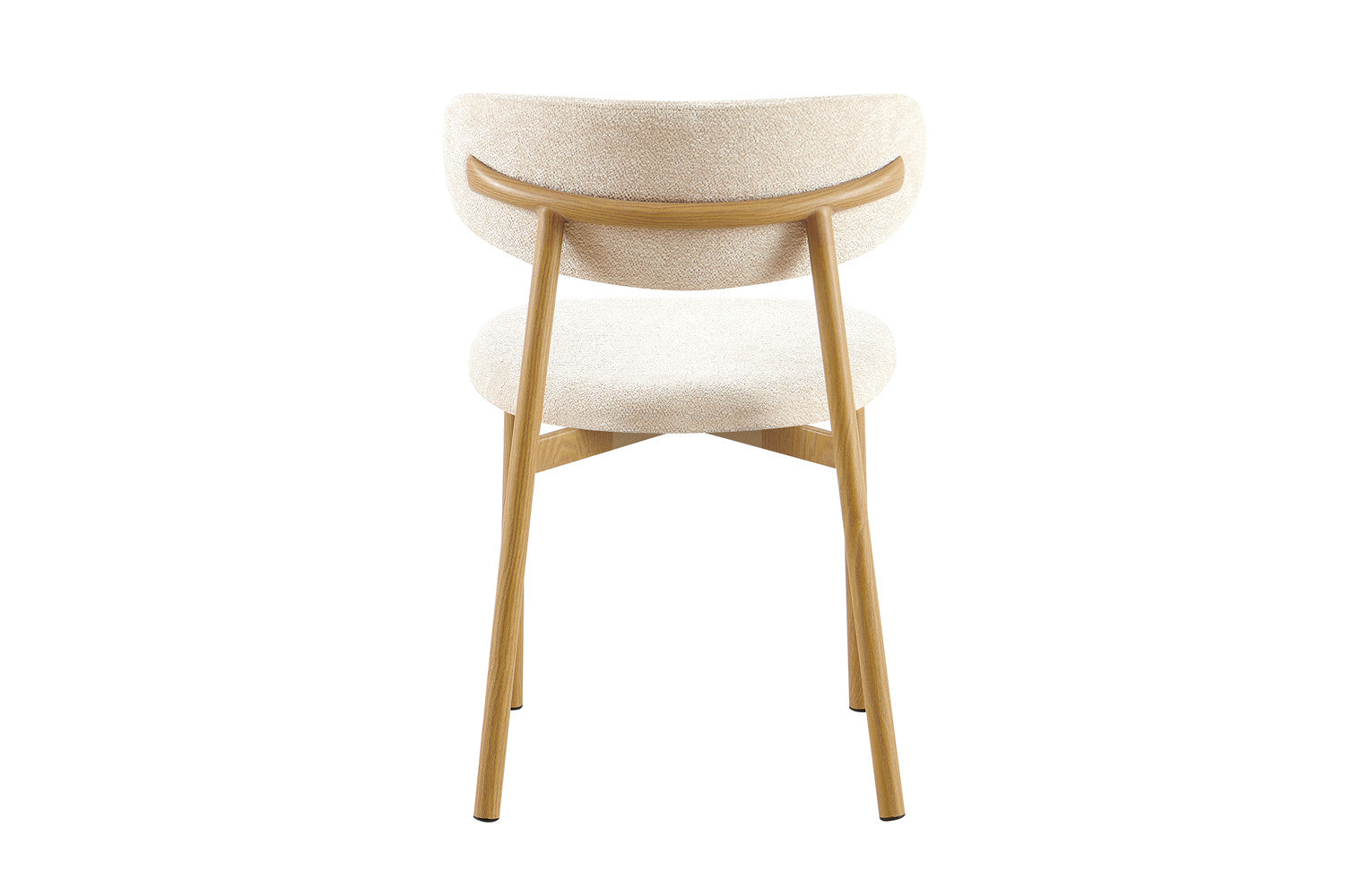 Rousseau - Eetkamerstoel Coco - Stof - Beige - 78x53x52 cm