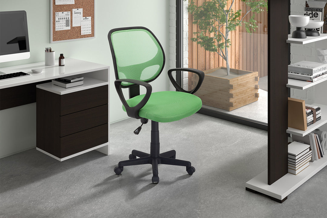 Rousseau - Bureaustoel Hippa - Groen - 86-98x58x53 cm