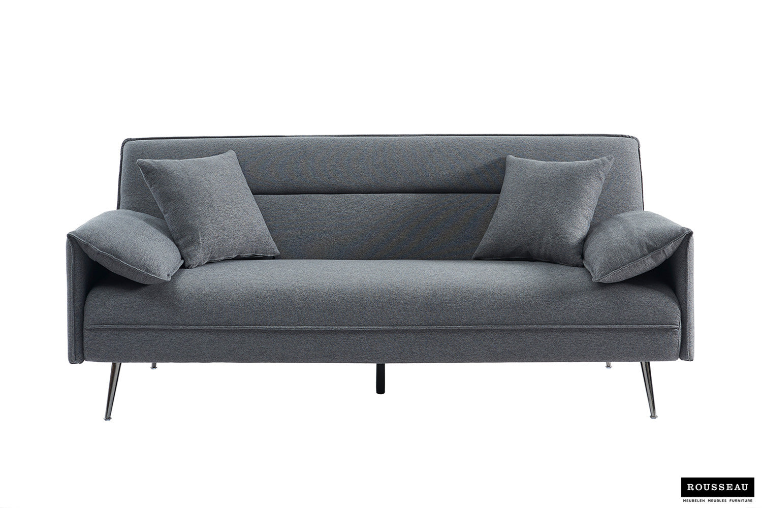 Rousseau - Clic-clac zetelbed Sivas - Grijs - 95x199x89 cm