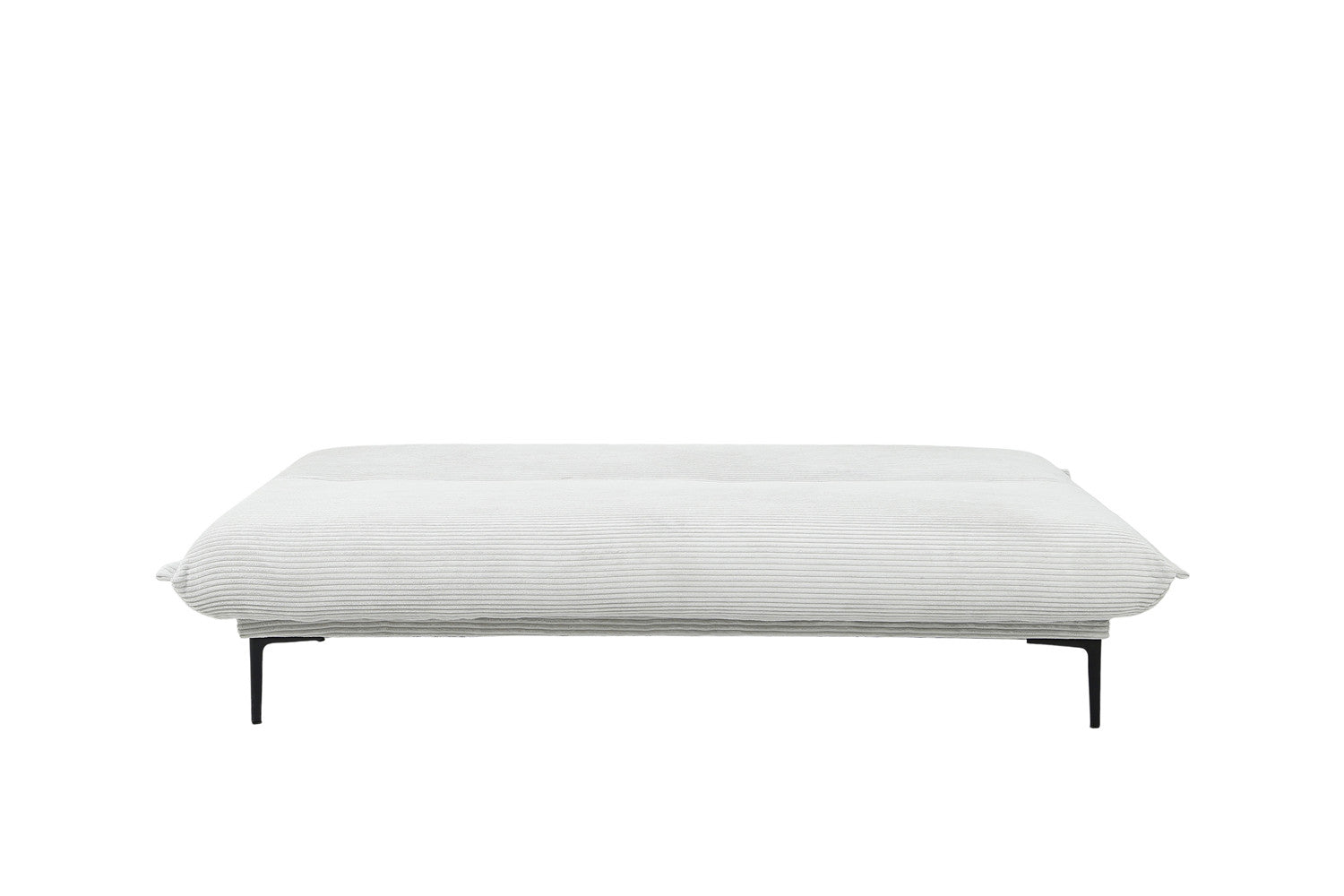 Rousseau - Zetelbed Alisa Corduroy Lichtgrijs - 82.5x190x81.5 cm