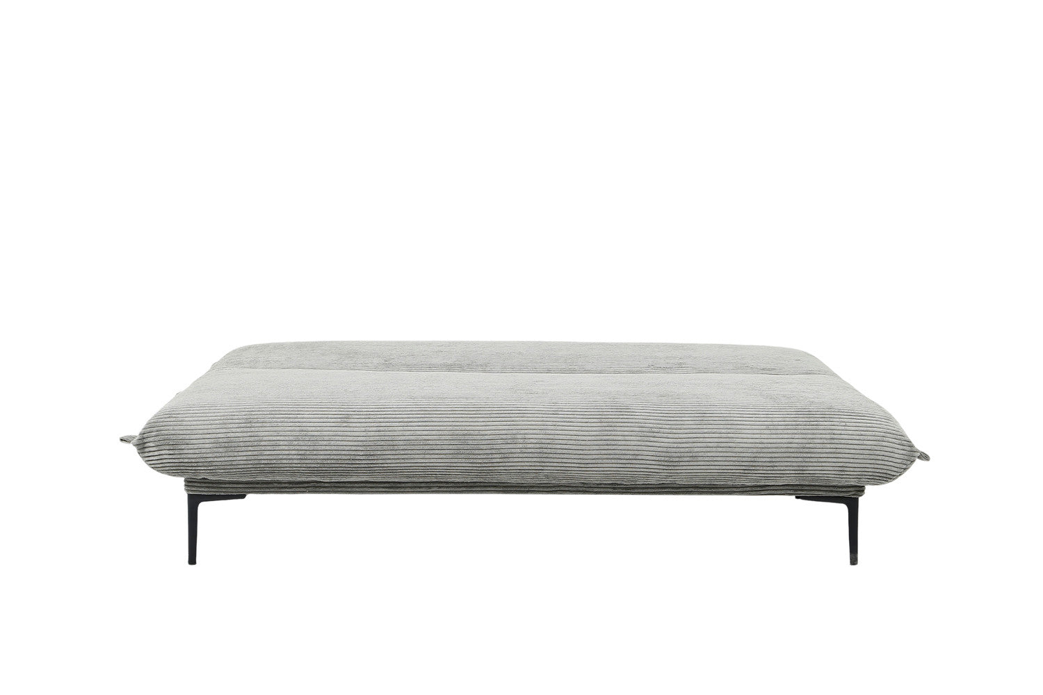 Rousseau - Zetelbed Alisa Corduroy Donkergrijs - 82.5x190x81.5 cm