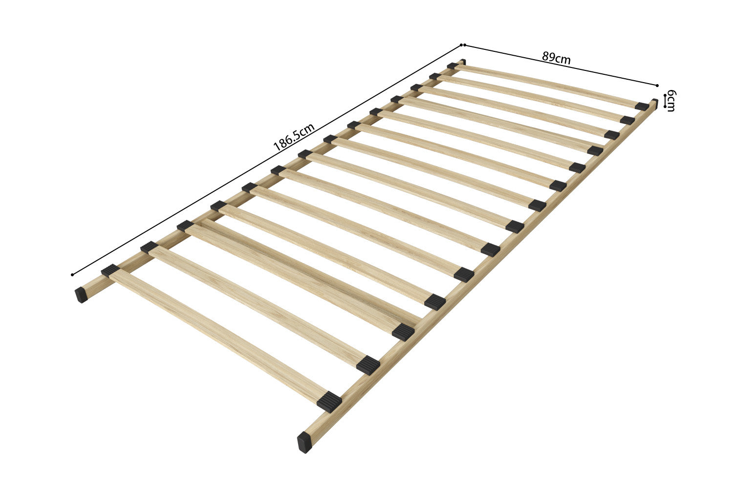 Rousseau - Lattenbodem Alpha 90x190 - KIT - 6x90x190 cm