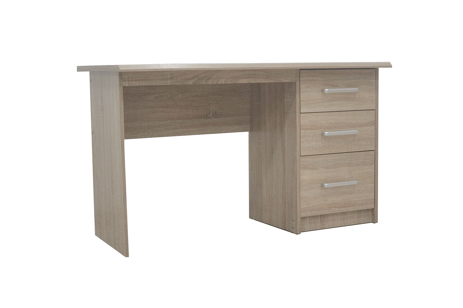 Rousseau - Bureau Mateo 3 lades Sonoma - 75x121x60 cm