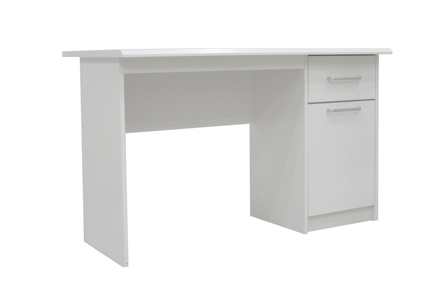 Rousseau - Bureau Milou 1 lade 1 deur Wit - 75x121x60 cm