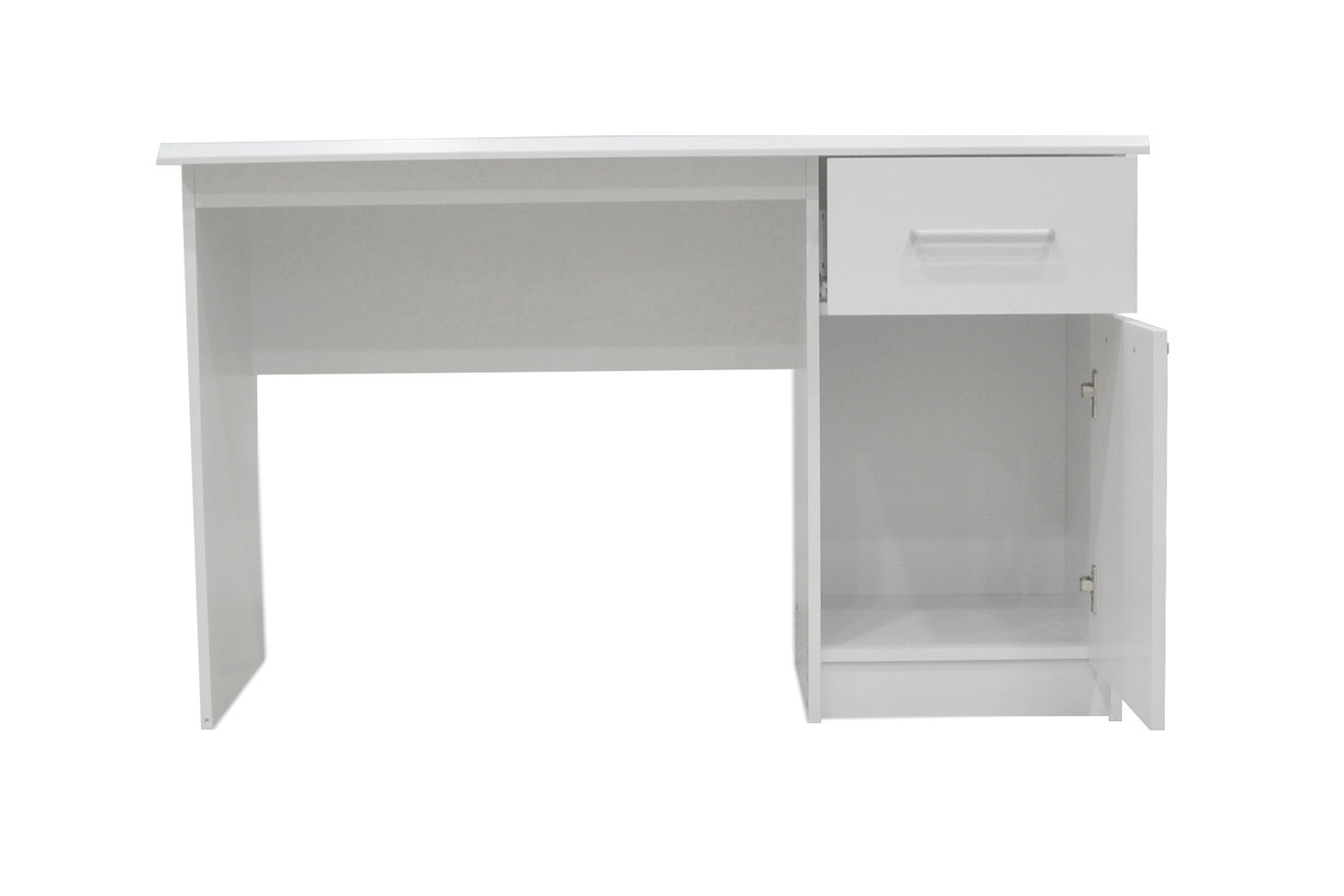 Rousseau - Bureau Milou 1 lade 1 deur Wit - 75x121x60 cm