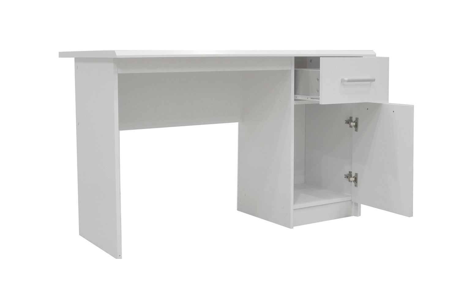 Rousseau - Bureau Milou 1 lade 1 deur Wit - 75x121x60 cm