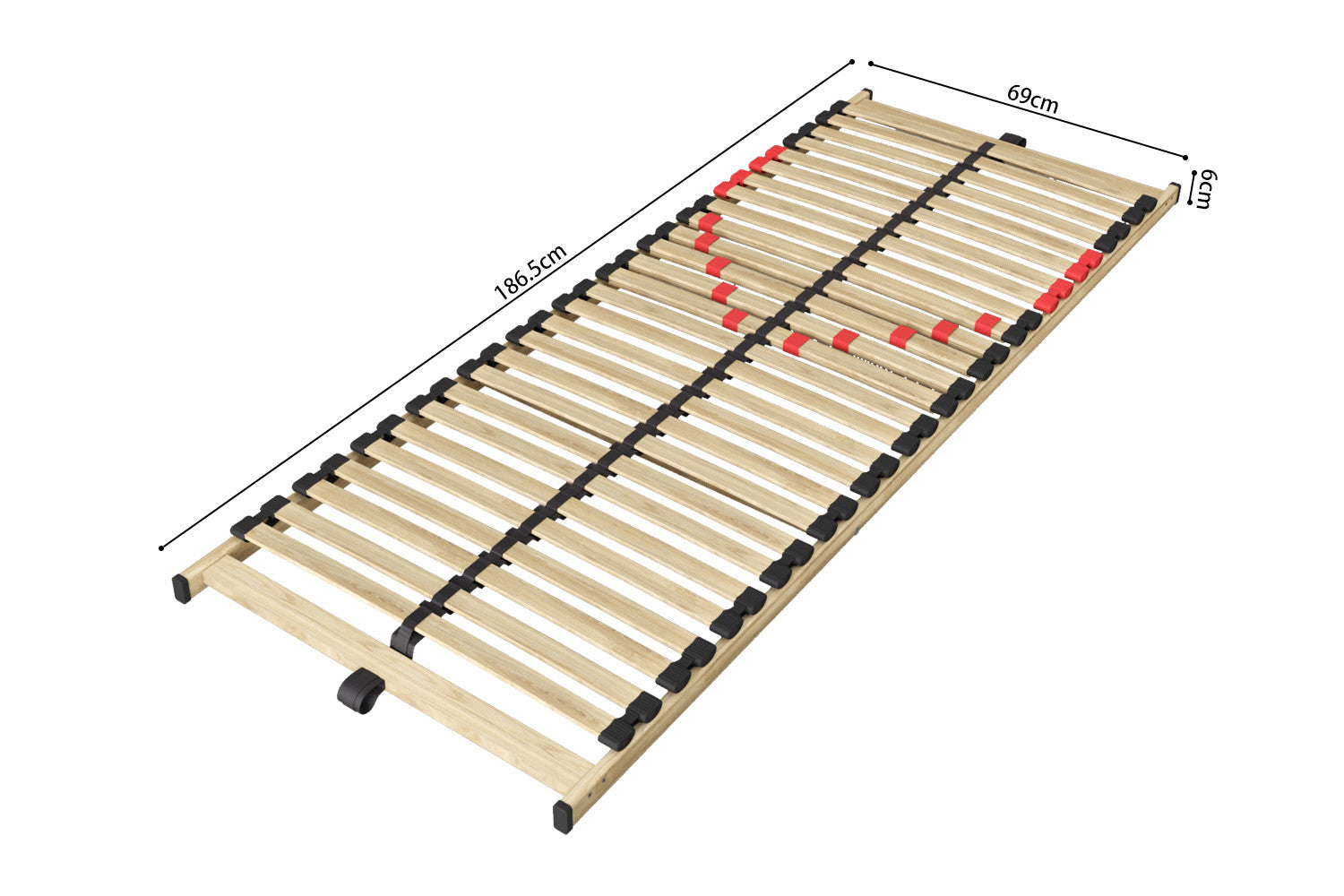 Rousseau - Lattenbodem Zittaro 70x190 - KIT - 7x70x190 cm
